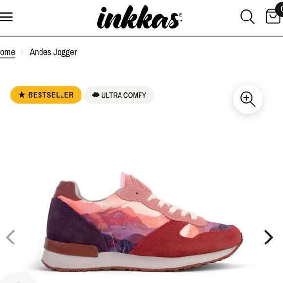 Inkkas Red and Pink Women's Sneakers - Picture 12 of 13